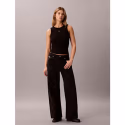 Calvin Klein Canotta a costine in cotone - Vista aggiuntiva 2
