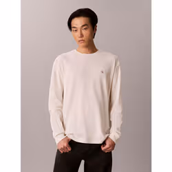 Calvin Klein T-shirt a nido d'ape manica lunga - Vista aggiuntiva 2