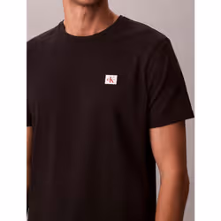 Calvin Klein T-shirt in cotone con stemma - Vista aggiuntiva 5