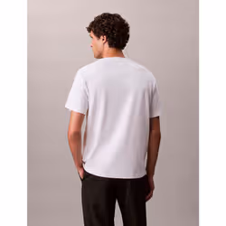 Calvin Klein T-shirt in piqué di cotone taglio relaxed - Vista aggiuntiva 2