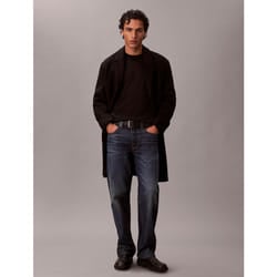 Calvin Klein Maglione con monogramma in cotone taglio relaxed