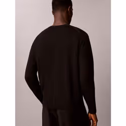 Calvin Klein Maglione classico in lana merino - Vista aggiuntiva 4