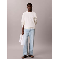 Calvin Klein Maglione lavorato a maglia di cotone a nido d'ape