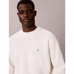 Calvin Klein Maglione lavorato a maglia di cotone a nido d'ape - Vista aggiuntiva 2