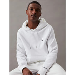 Calvin Klein Felpa con cappuccio in pile misto cotone