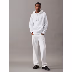 Calvin Klein Felpa con cappuccio in pile misto cotone - Vista aggiuntiva 4
