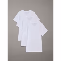 Calvin Klein 000NB4011E-100-S, Maglietta, Adulto, Maschio, Bianco, Monocromatico, S