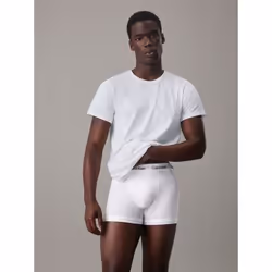 Calvin Klein 000NB4011E-100-L camicia e top Maglietta Girocollo Manica corta Cotone