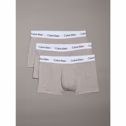 Calvin Klein 0000U2664G-KS0-M, Boxer, Boxer, Adulto, Maschio, Grigio, Bianco, Monocromatico
