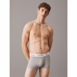Calvin Klein 0000U2664G-KS0-M Pantaloncino Boxer Grigio, Bianco