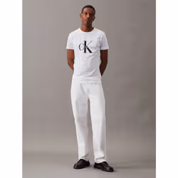 Calvin Klein T-shirt con monogramma slim - Vista aggiuntiva 4