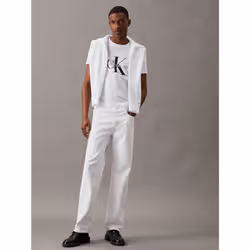 Calvin Klein T-shirt con monogramma slim - Vista aggiuntiva 5