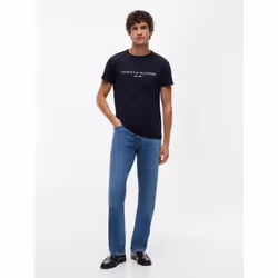 Tommy Hilfiger MW0MW11465403 Maglietta Girocollo Cotone - Vista aggiuntiva 2