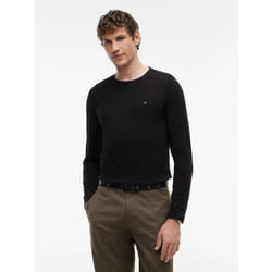 Tommy Hilfiger MW0MW10804BDS Maglietta Girocollo Cotone, Elastan