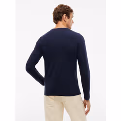 Tommy Hilfiger MW0MW10804DW5 Maglietta Girocollo Cotone, Elastan - Vista aggiuntiva 5