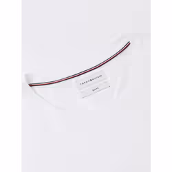 Tommy Hilfiger MW0MW10804YBR Maglietta Girocollo Cotone, Elastan - Vista aggiuntiva 7