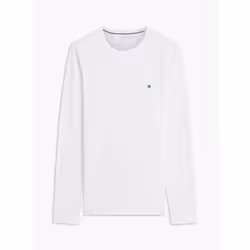 Tommy Hilfiger MW0MW10804YBR Maglietta Girocollo Cotone, Elastan - Vista aggiuntiva 6