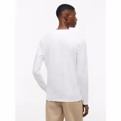 Tommy Hilfiger MW0MW10804YBR Maglietta Girocollo Cotone, Elastan - Vista aggiuntiva 4