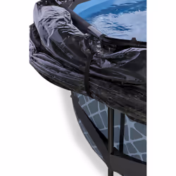 EXIT Stone pool ø300x76cm with dome and filter pump - grey Piscina con bordi Piscina rotonda 4383 L Grigio - Vista aggiuntiva 5