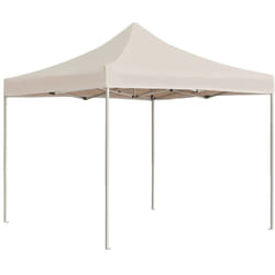 Vidaxl - Gazebo Professionale Pieghevole in Alluminio 3x3m Crema 27339