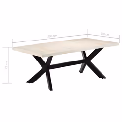 VidaXL 247428 tavolo da cucina e sala da pranzo - Vista aggiuntiva 7