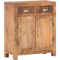 Date un tocco di fascino rustico ai vostri interni con la nostra credenza semplice ma pratica! Realizzato in legno massello d ...