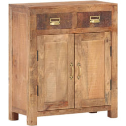 Vidaxl - Credenza 65x30x75 cm in Legno Massello di Mango 797867