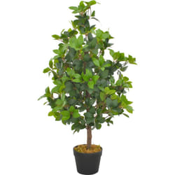 Vidaxl - Albero di Alloro Artificiale con Vaso Verde 90 cm