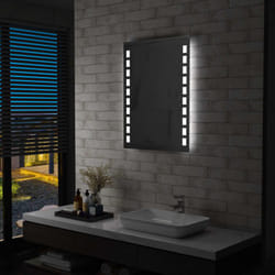 Specchio da Parete a led per Bagno 60x80 cm Vidaxl 59402
