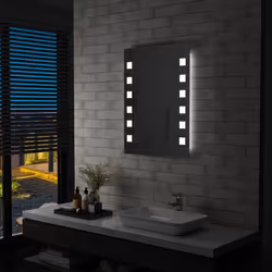 Il nostro specchio da bagno a LED offre un'illuminazione brillante, combinando uno stile sofisticato ad un design funzionale. ...
