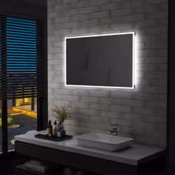 Il nostro specchio da bagno a LED offre un'illuminazione brillante, combinando uno stile sofisticato ad un design funzionale. ...