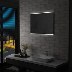 Specchio da Parete a led per Bagno con Sensore Tattile Elegante varie misure dimensioni : 80 x 60 cm