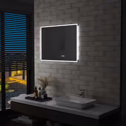 Il nostro specchio da bagno a LED offre un'illuminazione brillante, combinando uno stile sofisticato ad un design funzionale. ...