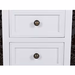 VidaXL 276039 comodino Bianco - Vista aggiuntiva 4