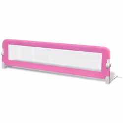 Sponde Letto per la Sicurezza dei Bambini 2 pz Rosa 150x42 cmcod mxl 71267 - Vista aggiuntiva 3