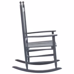 VidaXL 45698 sedia da esterno Terrazzo Seduta imbottita Legno Grigio - Vista aggiuntiva 3