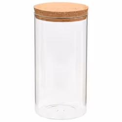 vidaXL Barattoli in Vetro con Coperchio in Sughero 6 pz 1400 ml - Vista aggiuntiva 3