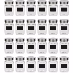 I nostri barattoli in vetro, con coperchio di colore argento, hanno una capacità di 300 ml e sono la soluzione ideale per con ...