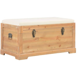 Cassapanca con Cuscino 80x40x40 cm mdf