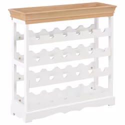 VidaXL 280065, MDF, Marrone, Bianco