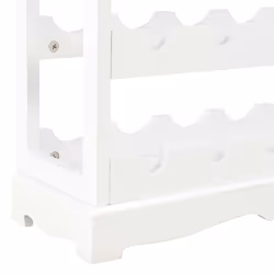 VidaXL 280065 scaffale per vino MDF Marrone, Bianco - Vista aggiuntiva 6