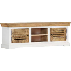 Vidaxl - Mobile Porta tv 118x30x40 cm in Legno Massello di Mango