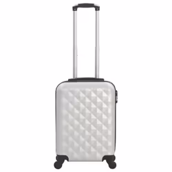 Trolley a Custodia Rigida Argento Lucido ABScod mxl 69377 - Vista aggiuntiva 2