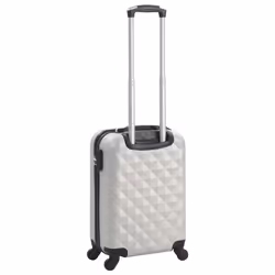 Trolley a Custodia Rigida Argento Lucido ABScod mxl 69377 - Vista aggiuntiva 3