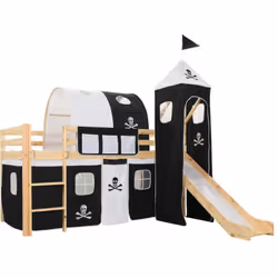 Questo letto a soppalco per bambini a tema pirata sarà una vera e propria attrazione nella camera da letto del vostro bambino ...