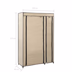 VidaXL 282424 armadio/guardaroba per camera da letto - Vista aggiuntiva 8