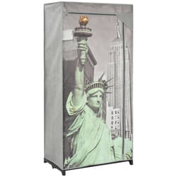 Armadio New York 75x45x160 cm in Tessuto