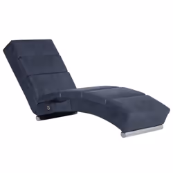 Sdraio Massaggiante Grigia in Similpelle Scamosciatacod mxl 70559