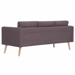 VidaXL 281366 divano 3 seduta(e) Grigio talpa - Vista aggiuntiva 4