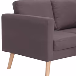 VidaXL 281366 divano 3 seduta(e) Grigio talpa - Vista aggiuntiva 6